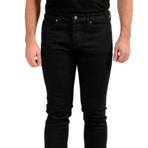 Hugo Boss Men's "Delaware3-1" Slim Fit Dark Blue Wash Straight Jeans